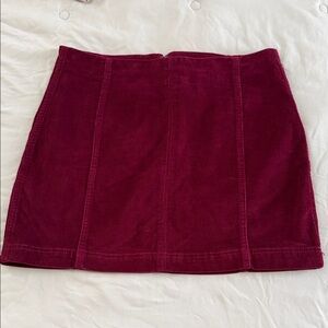 Wild fable Burgundy Corduroy Skirt
